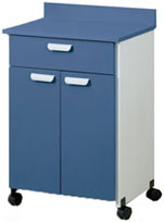 One Drawer Mobile Cabinet with backsplash